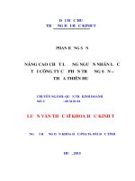 Nâng cao chất lượng nguồn nhân lực của công ty cổ phần trường sơn – thừa thiên huế 
