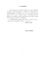 Hoàn thiện công tác quản trị quan hệ khách hàng doanh nghiệp tại ngân hàng TMCP đầu tư và phát triển việt nam CN bỉm sơn 