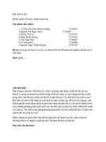 Kinh tế học kinh doanh: Sử dụng mô hình 5 tác lực của Michael Porter để phân tích ngành café hòa tan ở việt nam