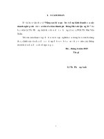 Nâng cao hiệu quả hoạt động kinh doanh của các doanh nghiệp nhỏ và vừa trên địa bàn thành phố đông hà tỉnh quảng trị 