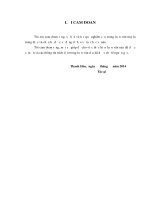 Đánh giá sự hài lòng của khách hàng sử dụng dịch vụ vận tải hành khách công cộng bằng xe buýt của công ty cổ phần xe khách thanh hóa 