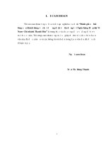 Đánh giá sự hài lòng của khách hàng về chất lượng dịch vụ tín dụng tại ngân hàng hợp tác việt nam  chi nhánh thanh hóa 