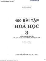 400 bài tập hóa học 8 