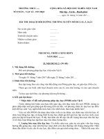 BÀI THU HOẠCH BỒI DƯỠNG THƯỜNG XUYÊN MÔ THCS DUL 01, 5, 16,21