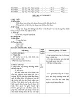 Giáo án thể dục 6, 3 cột học kỳ 1