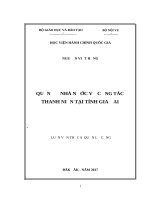 Quản lý nhà nước về công tác thanh niên tại tỉnh gia lai 