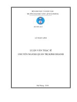 Nâng cao hiệu quả kiểm tra trị giá hải quan trong hoạt động kiểm tra sau thông quan tại cục hải quan thành phố hải phòng 