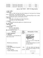 Giáo án thể dục 6, 3 cột học kỳ 2 chuẩn kiến thức kỹ năng