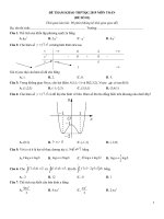 09  1  đề thi thử THPT 2019   môn toán   gv đặng thành nam(vted) – đề 1    có đáp án chi tiết 