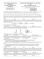 98  chuyên thái bình   lần 3   năm 2019 