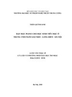 Dạy học piano cho học sinh tiểu học ở trung tâm ngôi sao nhỏ   long biên   hà nội 