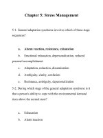 Đề cương trắc nghiệm Hành Vi Tổ Chức (Organizational Behavior) CHƯƠNG 5