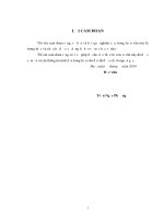 Đánh giá chất lượng dịch vụ của khách sạn lam kinh 