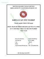 PHÂN TÍCH MÔ HÌNH NHƯỢNG QUYỀN CỦA PHỞ 24 VÀ BÀI HỌC CHO CÁC DOANH NGHIỆP VIỆT NAM