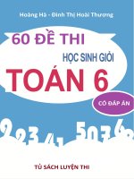 60 đề thi học sinh giỏi môn toán 6(có  áp án) 