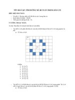 Báo cáo trí tuệ nhân tạo tìm ĐƯỜNG mã đi TUẦN TRONG bàn cờ