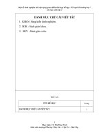 Một số kinh nghiệm khi vận dụng quan điểm tích hợp để dạy “từ ngữ về trường học”
