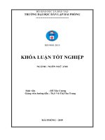khóa luận tiếng anh a study on translation of english terminologies related to logistics 