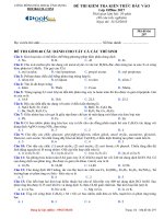 ĐỀ ôn THI THPT QUỐC GIA môn HOÁ 