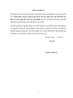 Hoàn thiện công tác quản lý tại dự án cải tạo, nâng cấp công trình thủy lợi phục vụ nuôi trồng thủy sản tỉnh nam định 