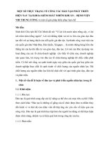 Một số thực trạng về công tác đào tạo phát triển hiện nay tại khoa kiểm soát nhiễm khuẩn    bệnh viện nhi trung ương 