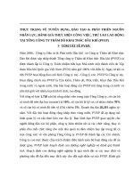 THỰC TRẠNG về TUYỂN DỤNG, đào tạo  PHÁT TRIỂN NGUỒN NHÂN lực, ĐÁNH GIÁ THỰC HIỆN CÔNG VIỆC, THÙ LAO LAO ĐỘNG tại TỔNG CÔNG TY THĂM dò KHAI THÁC dầu KHÍ (PVEP) 