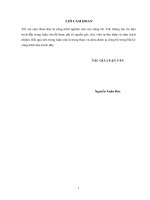 Đánh giá hiệu quả đầu tư xây dựng các công trình thủy lợi trên địa bàn tỉnh hà nam giai đoạn 2010   2015 