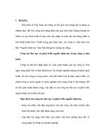 PHÂN TÍCH THỰC TRẠNG và đề XUẤT các GIẢI PHÁP PHÁT TRIỂN NGUỒN NHÂN lực 