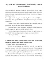 Thực trạng đào tạo và phát triển nguồn nhân lực tại ngân hàng BIDV việt nam 