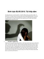 Bình luận BLHS 2015