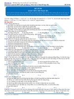 đề thi vật lý 6