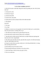 72 câu trắc nghiệm lịch sử 9 ôn thi vào 10