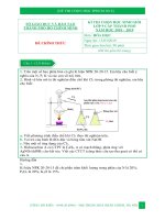 Đề thi học sinh giỏi môn hóa 9 thành phố hồ chí minh năm học 2018   2019(có đáp án)