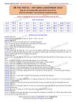 ĐỀ THI THPT QUỐC GIA môn SINH mới 2019 (52) 