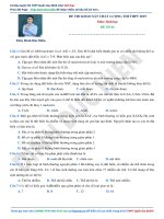 ĐỀ THI THPT QUỐC GIA môn SINH mới 2019 (2) 