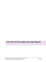 Deepwater Horizon Oil Spill Final Programmatic Damage Assessment and Restoration Plan and Final Programmatic Environmental Impact Statement: Chapter 8: Trustee Responses to Public Comments on the Draft PDARP/PEIS