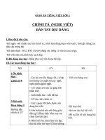 Giáo án Tiếng Việt 2 tuần 8 bài: Chính tả  Nghe  viết: Bàn tay dịu dàng. Phân biệt AOAU, RDGI, UÔNUÔNG