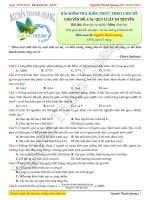 ĐỀ THI THPT QUỐC GIA môn SINH mới 2019 (41) 