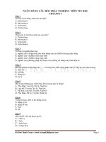 Câu hỏi trắc nghiệm chương 1   tin học k12