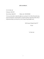 Nghiên cứu và đề xuất giải pháp quản lý tiến độ dự án đầu tư xây dựn tuyến đê tả lam 