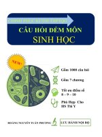 ĐỀ THI THPT QUỐC GIA môn SINH mới 2019