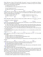 ĐỀ THI THPT QUỐC GIA môn SINH