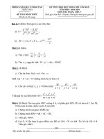 Đề học sinh giỏi Toán 7 có đáp án