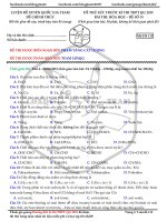ĐỀ THỬ sức TRƯỚC kì THI THPTQG 2019 môn hóa lần 19 