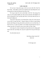 ĐỒ ÁN TỐT NGHIỆP CÔNG NGHỆ SINH HỌC