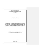 Nghiên cứu sự hình thành kẽm pherit znfe2o4 từ các hỗn hợp bột (fe2o3   zno) và (fe3o4   zn) dưới tác dụng của nghiền năng lượng cao 