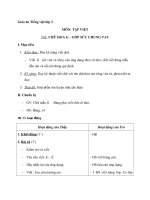 Giáo án Tiếng Việt 2 tuần 8 bài: Tập viết  Chữ hoa: G