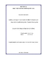 Quản lý chi đầu tư xây dựng cơ bản từ ngân sách nhà nước ở quận ba đình thành phố hà nội 