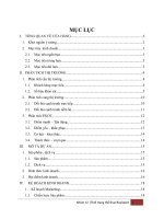 Quản trị dự án dự án kinh doanh cửa hàng thời trang thể thao realsport