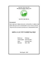 Thực hiện quy trình chăm sóc, nuôi dưỡng và phòng trị bệnh cho lợn con từ sơ sinh đến 21 ngày tuổi tại trang trại Nguyễn Xuân Dũng  huyện Ba Vì  thành phố Hà Nội (Khóa luận tốt nghiệp)